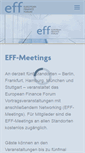 Mobile Screenshot of europeanfinanceforum.org
